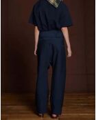 Blouse Achille bleu marine
