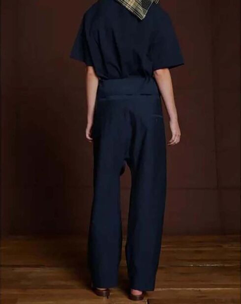 Blouse Achille bleu marine