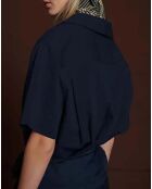 Blouse Achille bleu marine