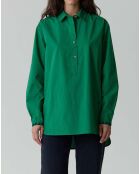 Chemisier Chipo Broderies Coton Bio vert