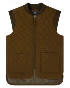 Emilie Ärmellose Jacke aus Wollmischung, khakigrün
