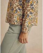 Blouse 100% Soie Hector Imprimée beige