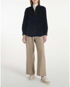 Sur-Chemise New Tania Denim bleu marine