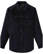 Sur-Chemise New Tania Denim bleu marine
