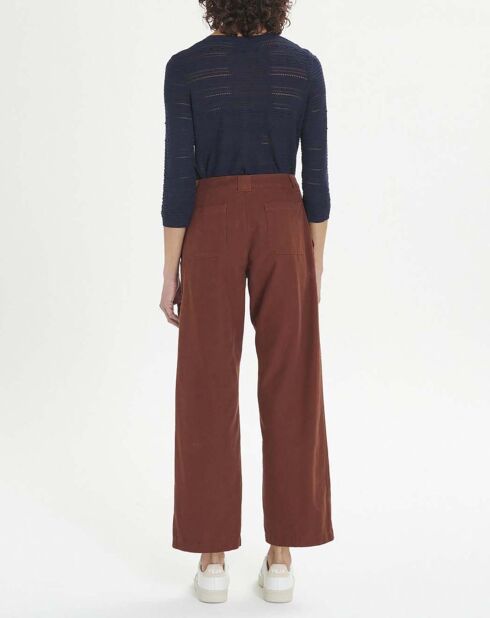 Pantalon Sidney brique