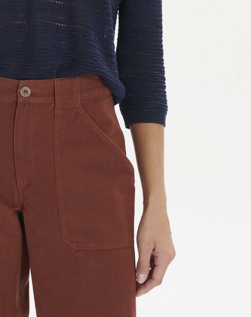 Pantalon Sidney brique