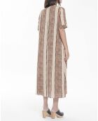 Robe Altamura Crêpe de Soie beige