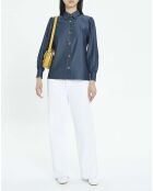 Chemise Donna bleu indigo