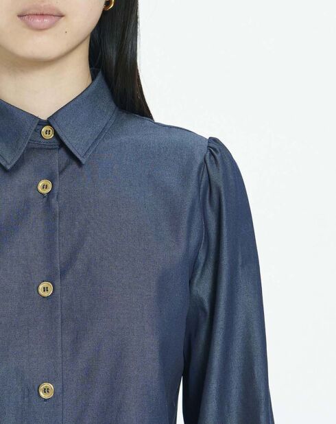 Chemise Donna bleu indigo