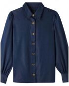 Chemise Donna bleu indigo
