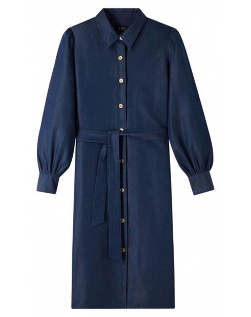 Robe Liane bleu indigo
