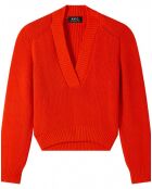 Orangefarbener Pullover Harmony