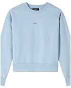 Sweat Anna Coton Bio bleu clair