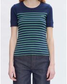 T-shirt Alexandria Coton Bio bleu marine