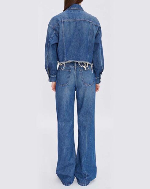 Sainters Jacke aus Bio-Baumwolle Collaboration A.P.C. x Natacha Ramsay Levi indigoblau