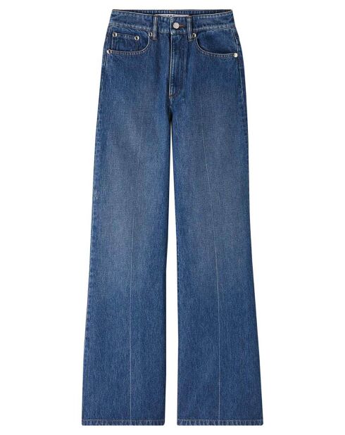Jean Clinteau Collaboration aus Bio-Baumwolle A.P.C. x Natacha Ramsay Levi Indigoblau