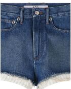 Short Versailles Coton Bio Collaboration A.P.C. x Natacha Ramsay Levi bleu indigo