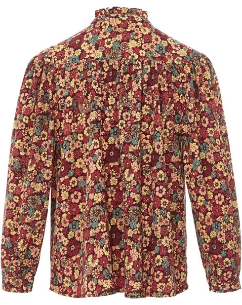 Blouse Colline Imprimé Floral bordeaux