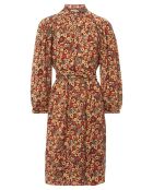 Robe Colline Imprimé Floral bordeaux/multicolore