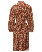 Robe Colline Imprimé Floral bordeaux/multicolore