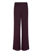 Pantalon Baccarat Laine Double Gaze lie de vin