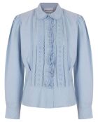 Blouse Diane Popeline de Coton bleu ciel