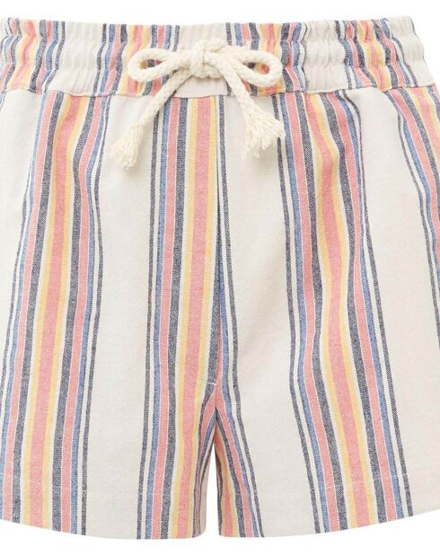 Short Jordi Rayures blanc