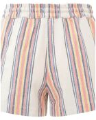 Short Jordi Rayures blanc