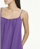 Robe Nissa Double Gaze de Coton violette