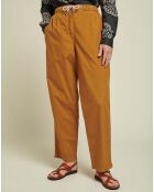 Pantalon Rony Popeline Craquante caramel