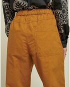 Pantalon Rony Popeline Craquante caramel