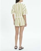 Short Jordy Rayures jaune