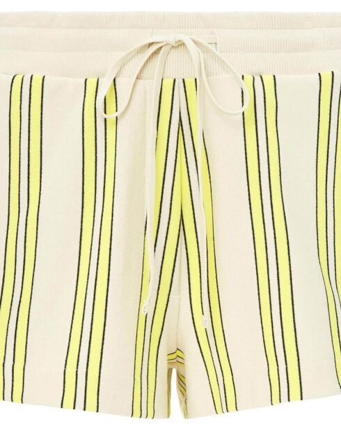 Short Jordy Rayures jaune