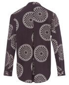 Chemise Claudie Popeline de Coton Imprimée noire