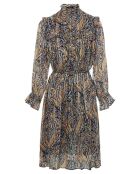 Robe Chemise Elvis bleu marine