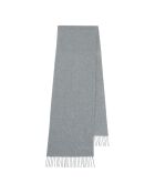Echarpe 100% Laine Ambroise Brodée gris chiné