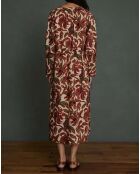 Robe Agnès Popeline de Coton terracotta