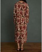 Robe Agnès Popeline de Coton terracotta
