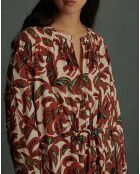 Robe Agnès Popeline de Coton terracotta