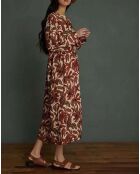 Robe Agnès Popeline de Coton terracotta