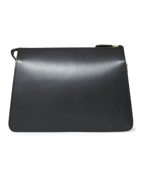 Sac en Cuir lisse New Ella noir
