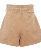 Short Jack Toile Enduite beige rosé