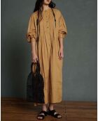 Robe Amélie Voile de Coton camel