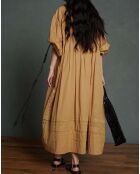Robe Amélie Voile de Coton camel