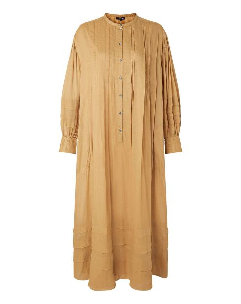 Robe Amélie Voile de Coton camel