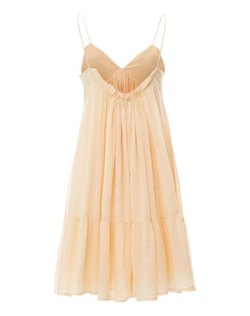 Malibu Crépon rosa-beiges Kleid