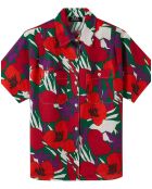 Chemise Zoé Imprimée rouge
