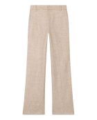 Pantalon Island Chevron Laine et Lin beige