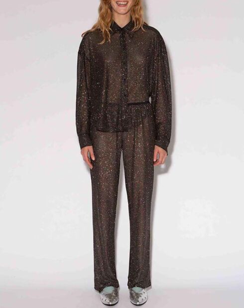 Bijou Disco schwarzes Hemd