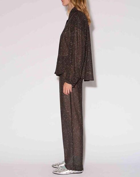 Chemise Bijou Disco noire